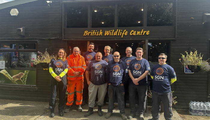 SGN & Cappagh Group of Companies. Helping at the British Wildlife Centre