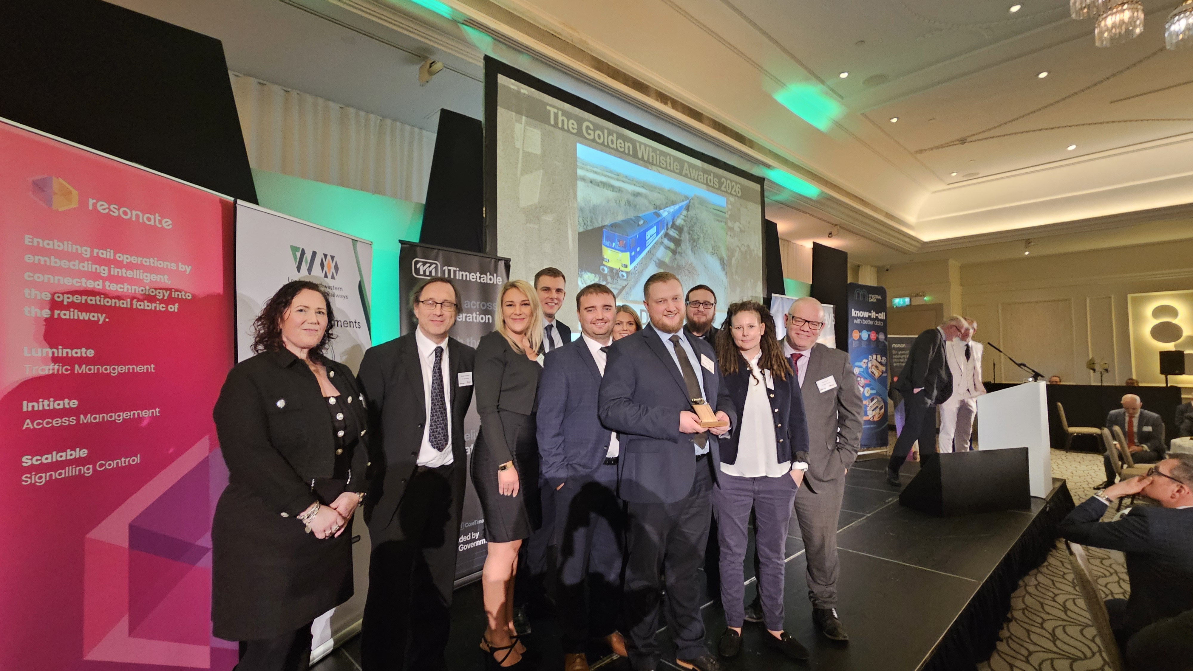 DCRail Wins Golden Whistle Award and Grows Kilometres Operated by 29%